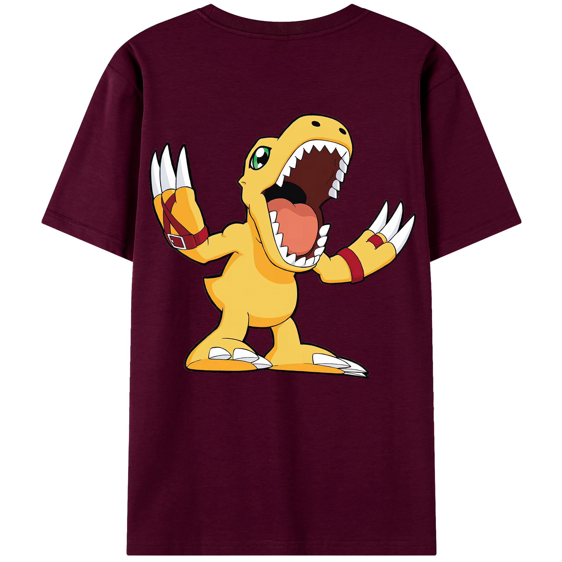 （画像用） Digimon デジタルモンスター/デジモン レディース半袖Tシャツ(バックプリント)